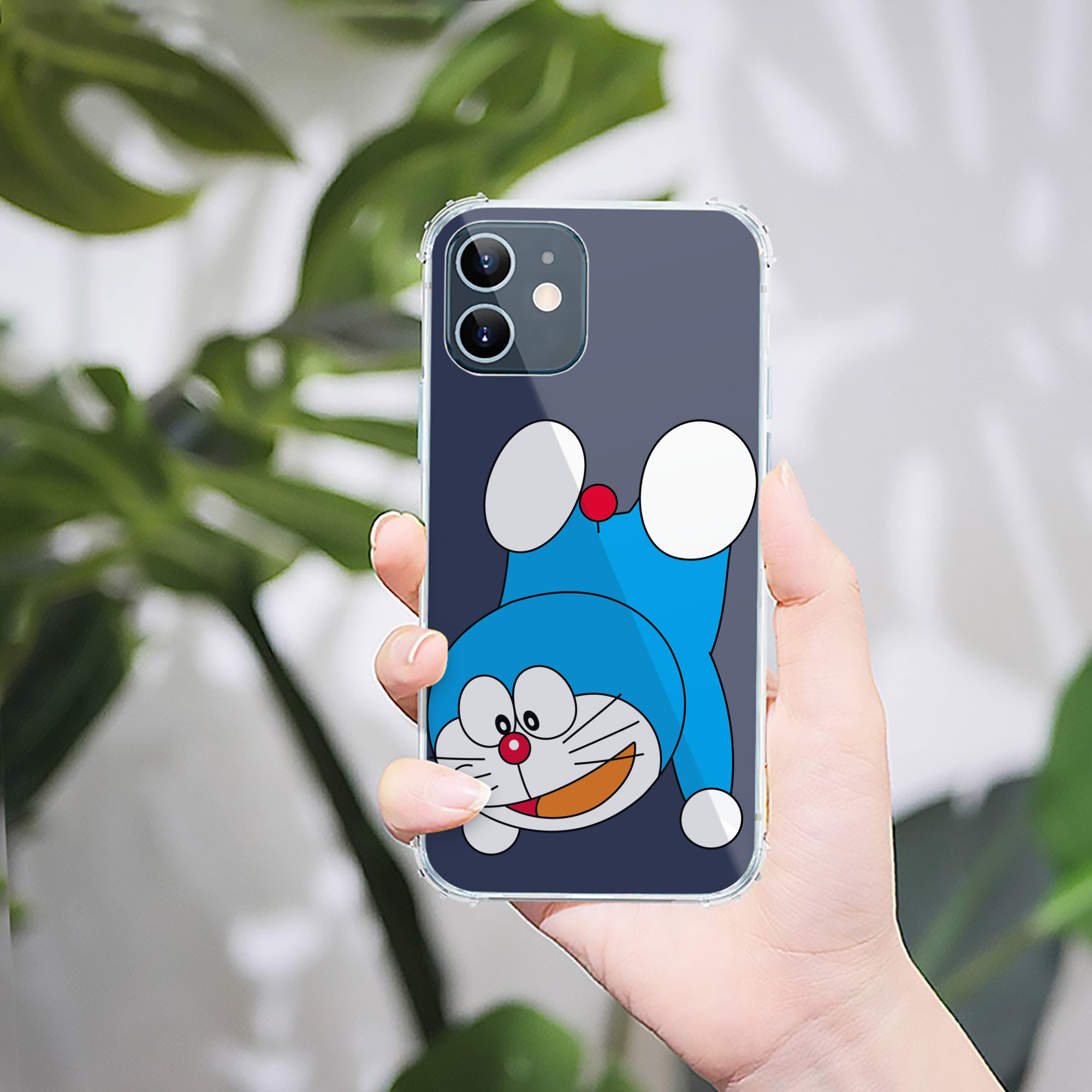 （画像用） ドラえもん Doraemon 【iPhone 12シリーズ対応】透明スマホケース（クリアソフトケース）